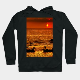 Sunset fishing Hoodie